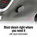 Blast steam right where you need it with steam blast button
